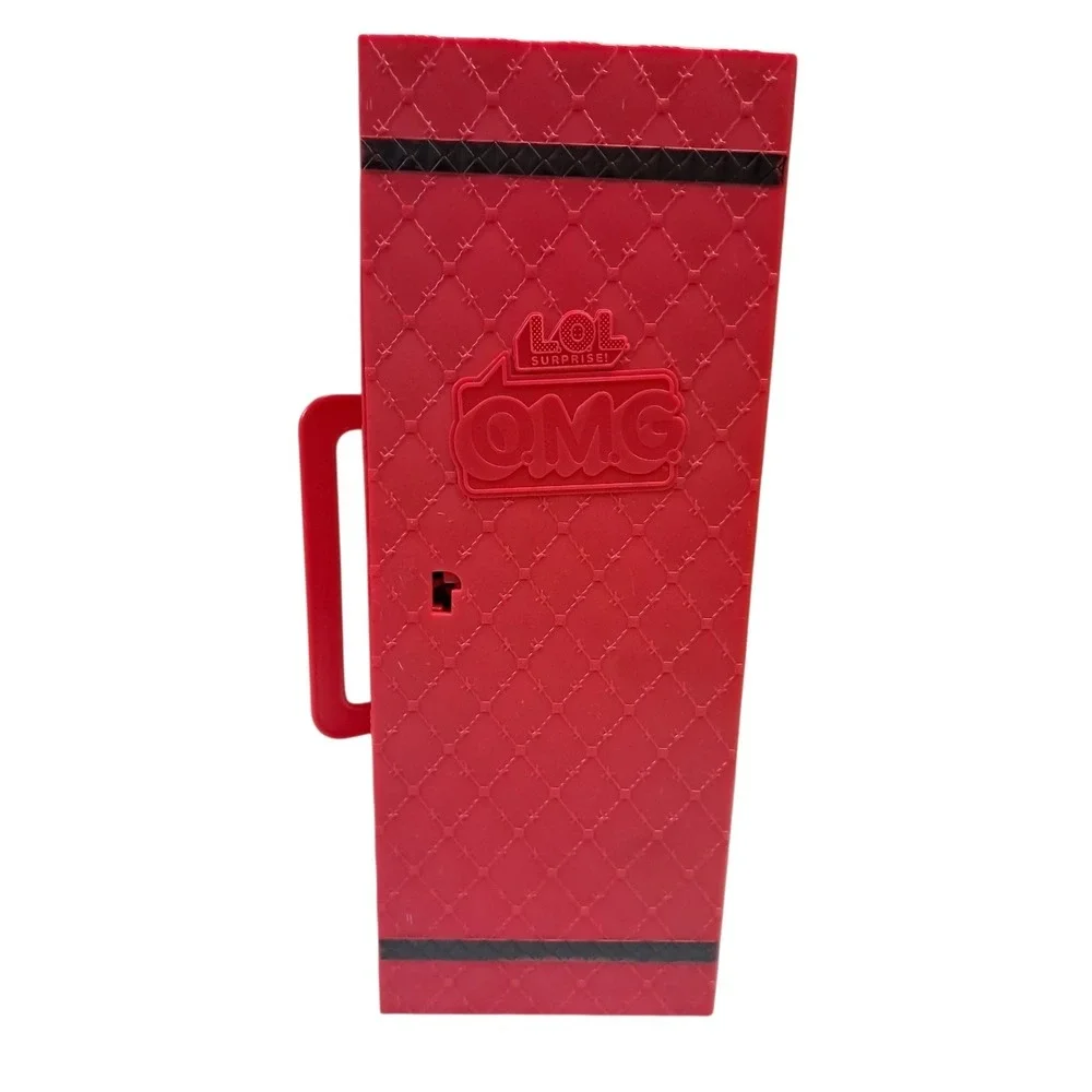 LOL Surprise OMG Downtown Closet Red Travel Case With Doll MGA Ent no key.